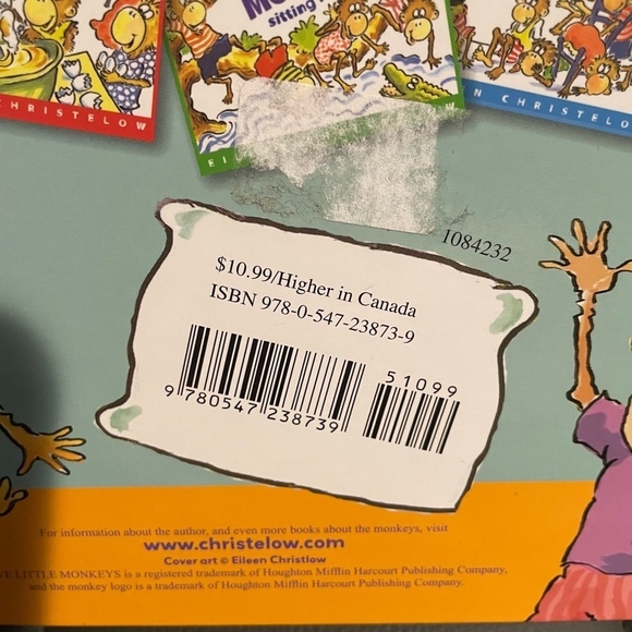 Five Little Monkeys Storybook Treasury by Eileen Christelow (English) Hardcover - Picture 4 of 10